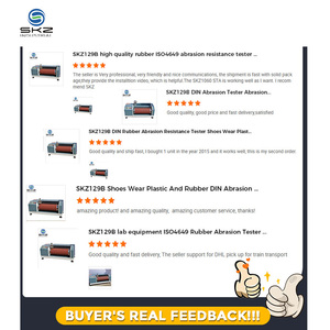 DIN 53516 Iso4649 AC220V 50Hz Din testeur de résistance à l'usure à l'abrasion Instrument d'essai d'abrasion - Product Image 5