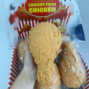 Juguete Antiestrés de TPR con Forma de Pierna de Pollo, Tamaño Grande de 20 cm, el Más Vendido, Realista, Ideal para Golpear y Aliviar el Estrés, Juguetes Sensoriales Rebotantes - Product Image 1