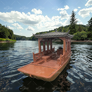 Bateau de plaisance électrique de luxe de style chinois pour les croisières au bord du lac et les balades en famille à louer - Product Image 5