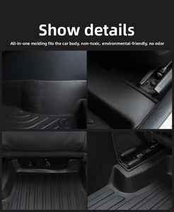 Tapis de voiture <span class=keywords><strong>Chevrolet</strong></span> 5D TPE de luxe universels, épaisseur 3,5 mm, ensemble complet de 3 pièces, pour 2024, vente chaude - Product Image 2