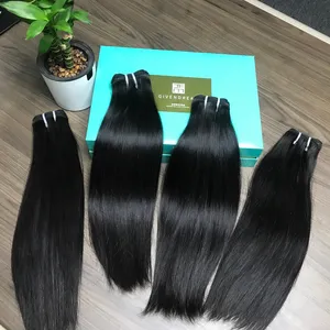 Factory Unprocessed Raw Virgin Human Hair Bundle Virgin Cuticle Aligned Hair Double Drawn Bundle Hair For Black Women