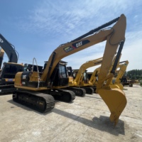 Excavatrice Caterpillar 12 tonnes d'occasion Cat 312D 312D2, excavatrice de terrassement Cat312D2L, CAT d'origine