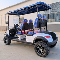 Voiturette de golf électrique, véhicule de mobilité personnelle 4 places, buggy de tourisme pour villas de luxe