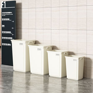 سلة مهملات بلاستيكية بدواسة قدم للمطبخ الخارجي سعة 20 لتر من YYN، حاوية نفايات قابلة لإعادة التدوير للمكتب - Product Image 5