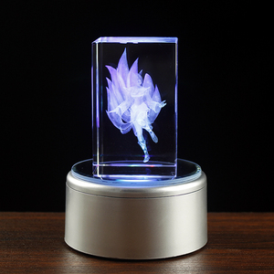 Figura personalizada de cristal 3D con grabado láser de Liga de Leyendas Ahri, Cubo de cristal para <span class=keywords><strong>LOL</strong></span> Surprise - Product Image 1