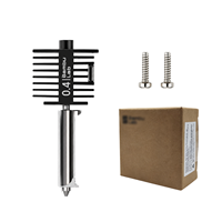 Kit Hotend Bamboo A1 Rakitan Hotend Asli dengan Nosel Baja Keras 0.2/0.4/0.6/0.8mm untuk Bagian Printer 3D A2L A1 Mini