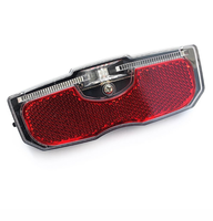 Lumière LED pour porte-bagages arrière de vélo, lampe de vélo, feu arrière pour porte-bagages, lampe torche, réflecteurs de sécurité, accessoires