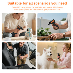 Soplador de aire eléctrico JUFINX X15 con motor sin escobillas de alta velocidad, soplador de aire multifuncional para limpieza - Product Image 5