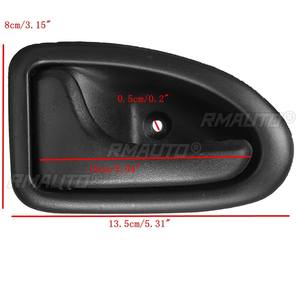 Manijas Interiores Negras para Puertas de Coche, Lado Izquierdo y Derecho, para Renault Clio (1999 en adelante), Scenic (1999-2005), Megane (1998-2002) - Product Image 2