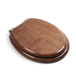 Bofan TM51-002 stratifié Moulé en bois d'acajou à fermeture lente orange <span class=keywords><strong>vide</strong></span> couverture de siège de toilette garnitures de siège des toilettes - Product Image 1