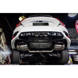 สปอยเลอร์กันชนหลังรถยนต์  ครีบตกแต่งท้ายรถยนต์  สำหรับ Honda Civic รุ่นที่ 10 ปี 2016-2021  แบบ TR  ฝาครอบป้องกันกันชน - Product Image 6