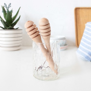 Style <span class=keywords><strong>Japonais</strong></span> de haute qualité barre de miel hêtre bois massif barre d'agitation pour le café au lait miel - Product Image 1