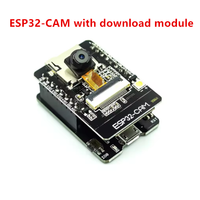 Carte de développement ESP32-CAM ESP32-CAM-MB MICRO USB ESP32 Série vers WiFi ESP32 CAM CH340 CH340G 5V Bluetooth + Caméra OV3660
