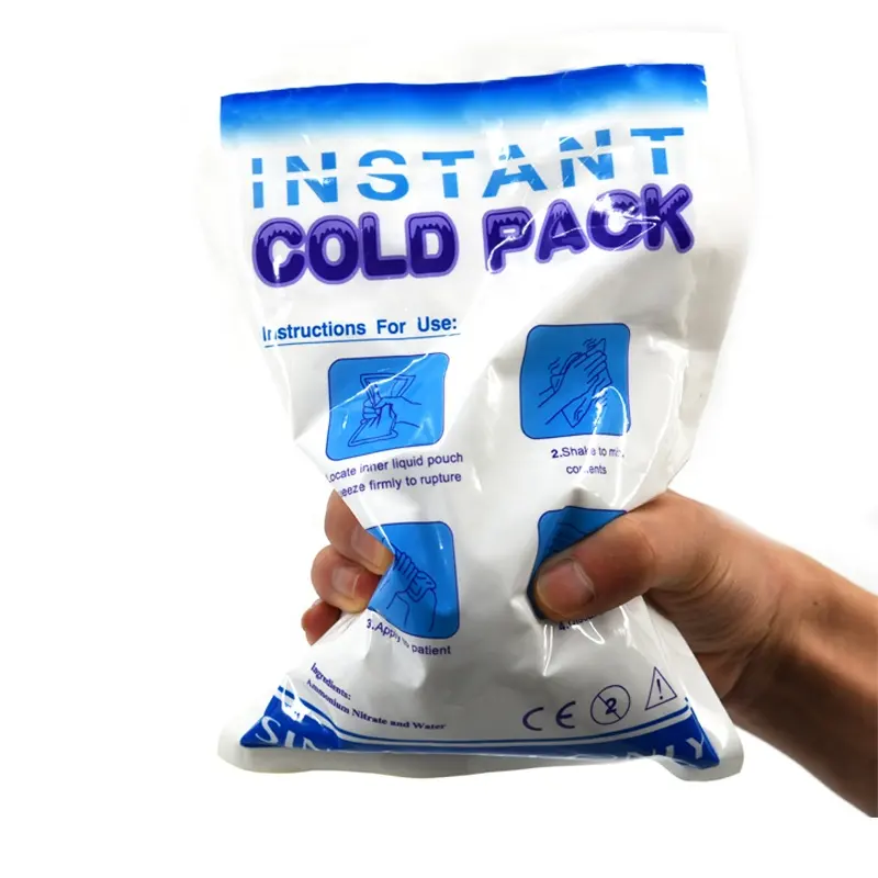 Logotipo personalizado CSI Reduzir a temperatura e aliviar a dor Pacote frio instantâneo