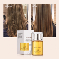 Huile Essentielle Capillaire Coiffante Kooplex N7 Marque Privée pour Renforcer et Réparer les Cheveux Secs ou Abîmés, Convient à Tous les Types de Cheveux