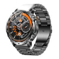 AK102 Smartwatch 1,7 Zoll BT-Anruffunktion GPS-Ortung 1100mAh Kompass 100+ Sportmodi Schlaf- und Gesundheits-Tracker Smartwatch für Outdoor-Aktivitäten