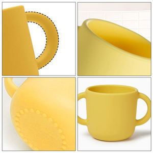 Vaso de Silicona al por Mayor con Asa, Compacto, para Desayuno, Fruta, Avena, Leche, Agua, Ideal para Publicidad - Product Image 5