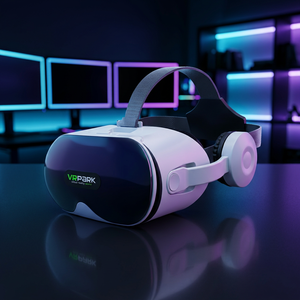 Gafas 3D J70 VR, Realidad Virtual, Cartón, Todo en Uno, Lentes Ópticas Asféricas Polarizadas, para Smartphones, ABS+Cuero - Product Image 2