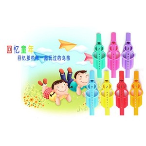 Bird <b>Flute</b> <b>Plastic</b> Musical Toy For Kids 5-14 Years Unisex Toy Instrument - Product Image 1