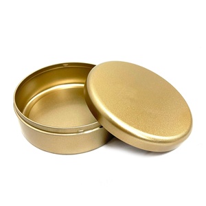 Caja Redonda de Metal Impresa Personalizada - Envase Metálico de Grado Alimenticio para Comida de Perro, Dulces y Regalos - Caja de Hierro de 50g 60x25mm - Product Image 2