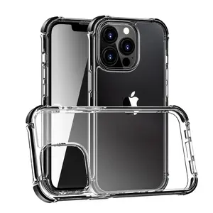 For IPhone 13/13Pro/13ProMax Hybrid Phone Case Transparent Clear Shockproof IPhone 13 Back Cover