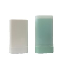 Tube carré torsadé solide 18g 20g pour cosmétiques : déodorant, stick solaire, fond de teint, blush, soin du cou, crème visage, shampoing, démaquillant