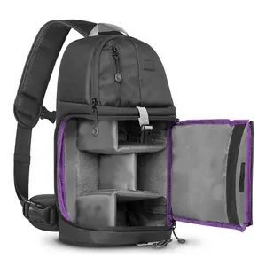 Poliestere personalizzato esterna impermeabile di viaggio sling sacchetto della macchina fotografica