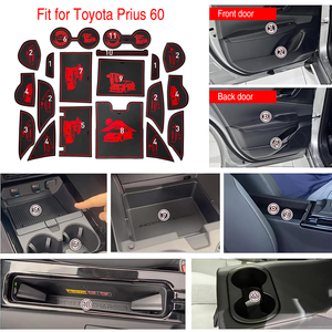 Posavasos Multifuncional de Goma para Portavasos de Coche para Toyota Prius 2020 2021 2022 2023, Accesorios para Coche, Alfombrilla para Portavasos - Product Image 2
