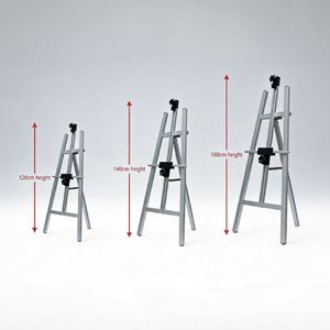 Chevalet d'exposition en aluminium avec 3 options de hauteur (120/140/160 cm) pour les promotions en vitrine et les menus de <span class=keywords><strong>restaurant</strong></span> - Product Image 2