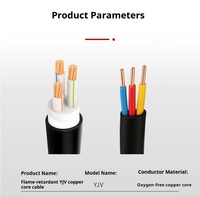 YJV Niederspannungs-0,6/1kV-XL-PE-Kabel 3*2,5mm Kupferleiter PVC-Ummanteltes Stromkabel ISO9001/CCC für Stromversorgung