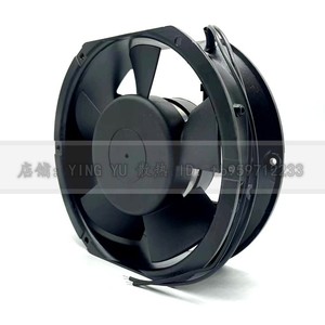 ฮับอร์พัดลมระบายความร้อนแบบไหลตามแนวแกน 17 ซม. 220V 35W ลูกปืนติดผนังสีดำ - Product Image 2