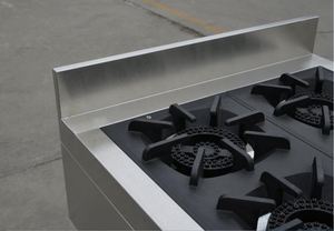 Cuisinière verticale à gaz en acier inoxydable commercial à 6 brûleurs pour usage extérieur et hôtelier, style chinois, 30 kW - Product Image 4