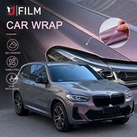 Vinilo para Automóviles YAJIU que Cambia de Color, Vinilo Personalizado para Envolver Automóviles, Vinilo Mágico con Efecto Diamante, Gris Rojo, Rollo de Vinilo para Envolver Automóviles