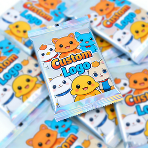 Op maat bedrukte TCG Trading <span class=keywords><strong>Card</strong></span> Blind Box Individuele Booster Pack Opaak Hitteverzegelbaar Willekeurige Kaarten Verpakkingszak - Product Image 2