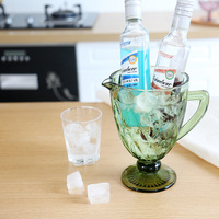 Pichet à boire en verre avec poignée et verre à vin gobelet flûte à champagne jus limonade tasse à thé