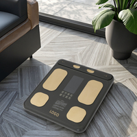 Báscula de peso corporal con sensor electrónico inteligente al por mayor para uso en baño, báscula doméstica de 180kg con recomendación de peso