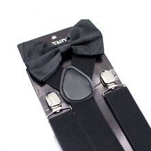 Bretelles personnalisées pour homme adulte, 3,5 cm, avec pinces antidérapantes élastiques pour pantalon de costume et chemise - Product Image 4