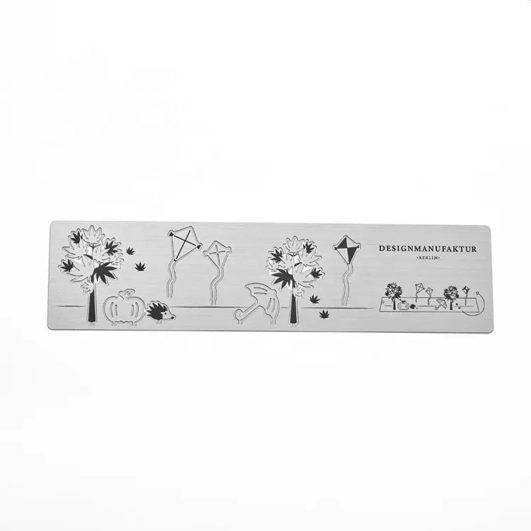 Set di Stencil da disegno in metallo personalizzati di fabbrica per bambini e modello di pianificatore in metallo artistico di Design gratuito per bambini