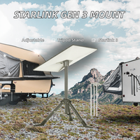 Support de sol portable pour Starlink Mini, trépied réglable et pliable pour le camping