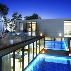 บ้านกล่องแบบบูรณาการแคปซูลพื้นที่อาคารหรูหรามาพร้อมกับบ้านเคลื่อนที่เพื่อให้คุณมีที่พักแบบครอบครัวกลางแจ้ง - Product Image 2