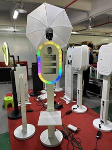 Dslr gian hàng cho iPad bề mặt Pro gặp Hoge helderheid LED RING licht ovale photobooth Shell máy in tương thích SLR máy ảnh của - Product Image 2