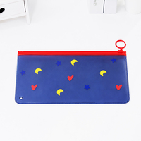 Pochette zippée en PVC personnalisée, imprimée, pour papeterie, crayons, fournitures scolaires, bureau, voyage, rangement de documents, OEM