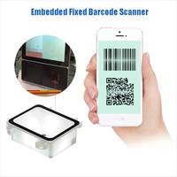 2D barkod tarayıcı USB QR barkod okuyucu USB RS232 TTL arayüzü Kiosk küçük sabit monte barkod makinesi QR barkod okuyucu