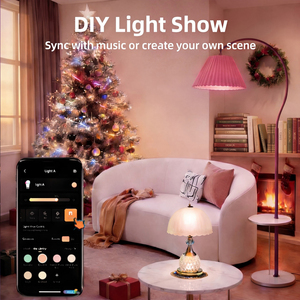 <span class=keywords><strong>Ampoule</strong></span> LED Intelligente à Changement de Couleur, Contrôle via App Tuya, Sans Fil, Décoration Intérieure, Éclairage d'Ambiance, Économie d'Énergie, Détecteur de Mouvement - Product Image 6