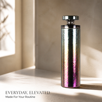 Gobelet isotherme en titane, finition cristal colorée, portable, réutilisable, écologique, avec couvercle, pour le bureau, les voyages, cadeau d'entreprise, personnalisable pour les acheteurs