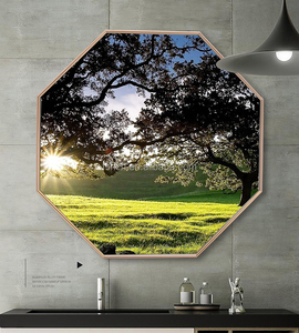 Hotel Project <strong>Mirror</strong> Bulk Order Wholesale OEM Factory Price Nordic Style Rose Gold Home Decor Wall <strong>Octagonal</strong> Shaped <strong>Mirror</strong> - Product Image 4