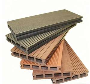 Plancher en bois plastique carré d'usine RUIHE <span class=keywords><strong>pour</strong></span> salle de bain, salon, cour extérieure, jardin, <span class=keywords><strong>terrasse</strong></span>, site panoramique, co-extrudé PE - Product Image 5
