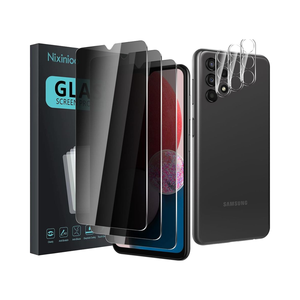 Защитное закаленное стекло для <span class=keywords><strong>Samsung</strong></span> для Galaxy A15, 5 г, 6,5 дюймов, твердость 9 ч, черный, Анти-шпион - Product Image 1