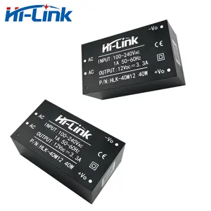 Haushalt intelligenter Hi-Link AC/DC HLK-40M12 220 V zu 12 V 40 W 3,3 A Ausgang mini größe einstellbarer Stromversorgungs-Converter CE/RoHS