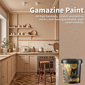 Pintura Gamazine Color Azul Pescador de Rocas, Revestimiento de Pared con Textura de Piedra, Acabado Decorativo <span class=keywords><strong>para</strong></span> Fachadas Exteriores de Cabañas de Montaña - Product Image 3